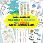 MRR Weather + Seasons Kids Learning Bundle - Over 50+ Pages